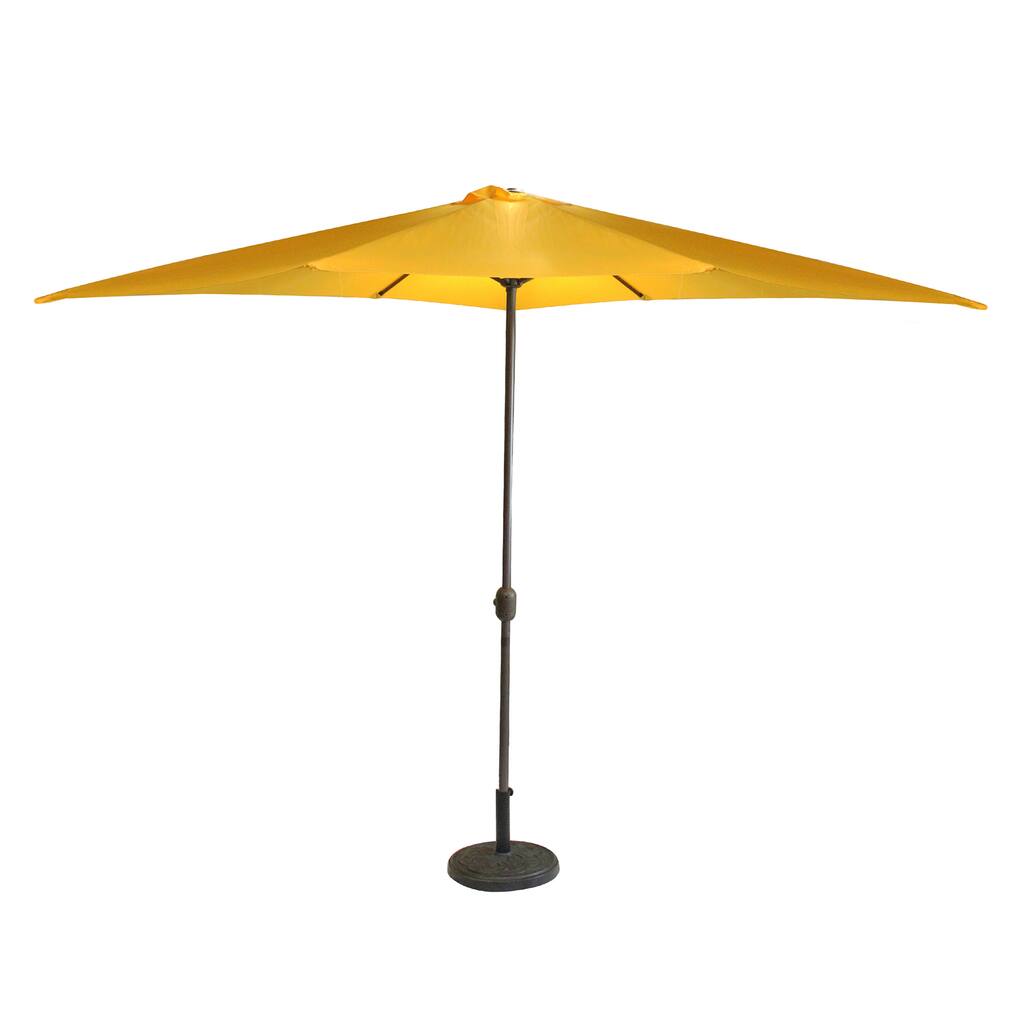 Find The 8 5ft Yellow Outdoor Patio Market Umbrella At Michaels Com Yellow Outdoor Patio Market Umbrella Img